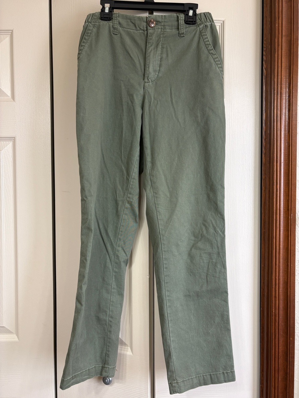 Women's Olive Green Chino Pants